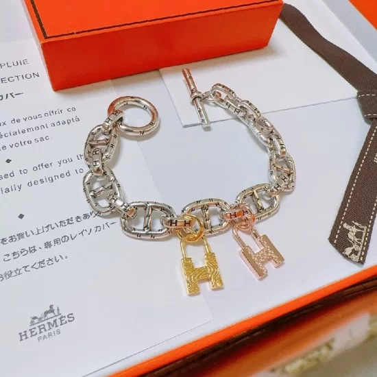 Hermes, Chaine d'Ancre, bracelet, 2H